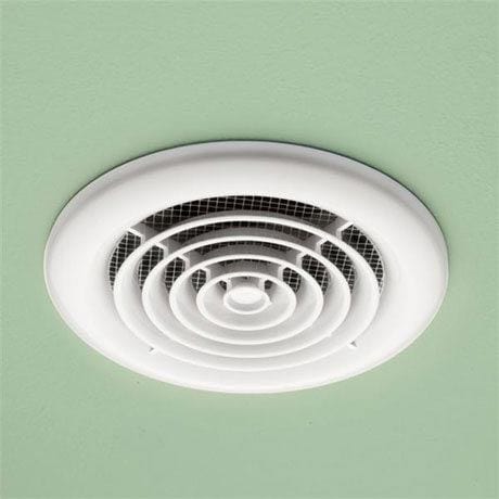 HiB Inline Turbo Fan White / Non-Illuminated HiB Turbo Wet Room Inline Ceiling Fan