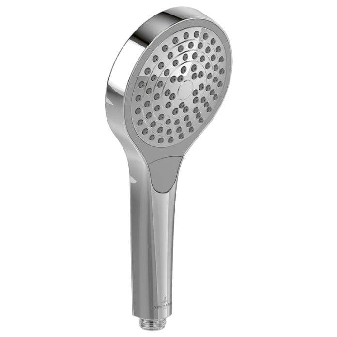 Villeroy & Boch Shower Handset Chrome Villeroy & Boch Verve Three Function Round Shower Handset