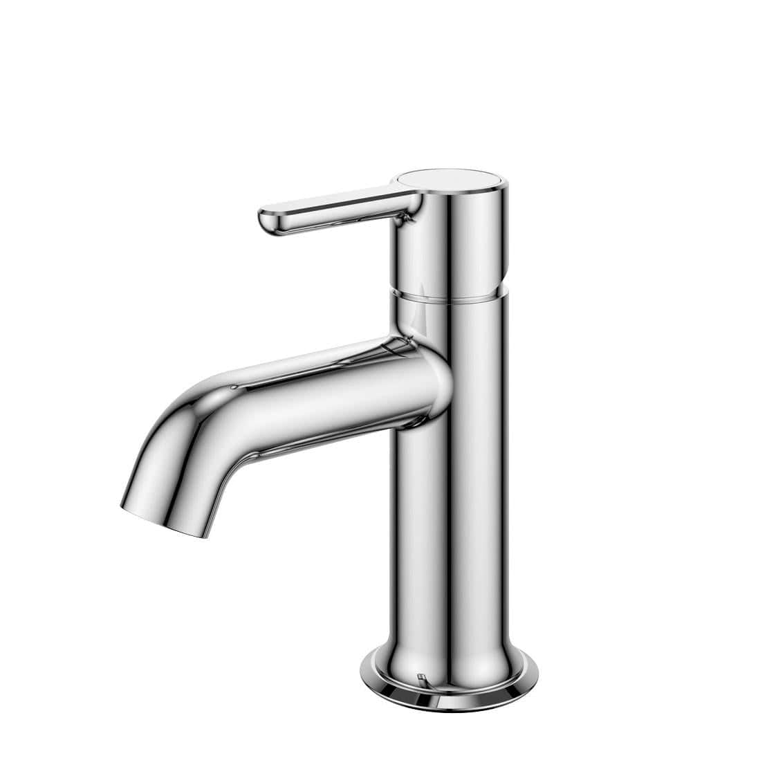 Flova Mono Basin Tap Diamond Chrome Flova Moonlight Mini Basin Mixer Tap with Clicker Waste