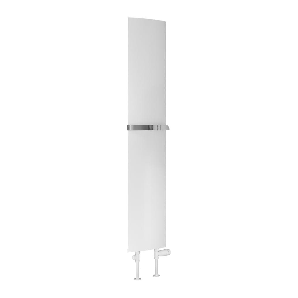 Reina Flat Panel Radiator 1500 x 280mm / White Reina Picoli Aluminium Central Heating Vertical Radiator