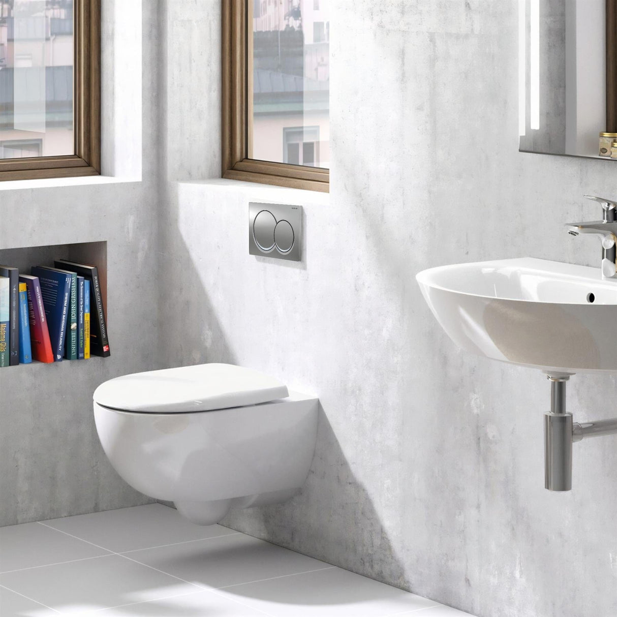 Geberit Concealed Cistern Geberit Duofix Alpha Wall Hung Cistern and Frame 820mm