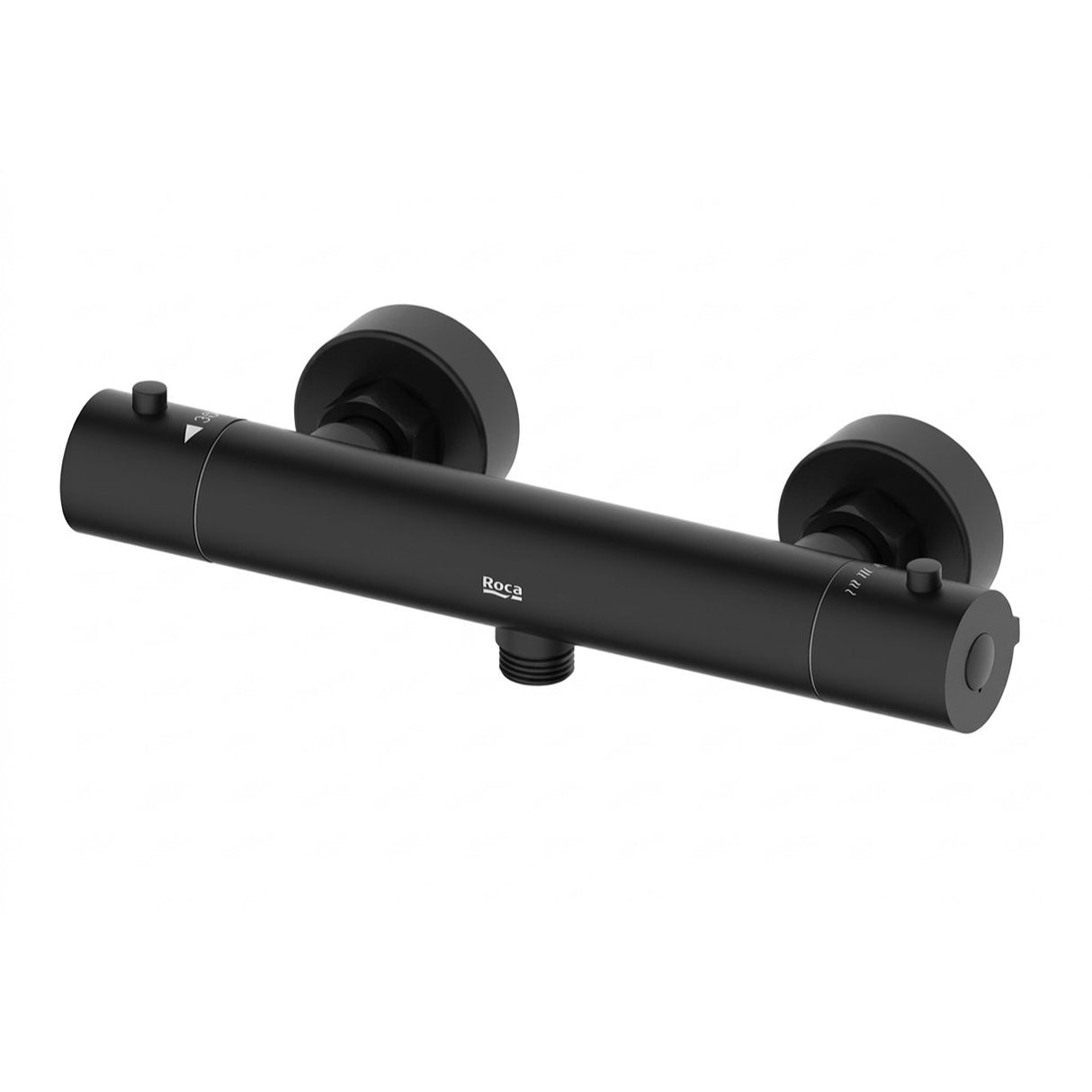 Roca Exposed Shower Valve Matt Black Roca Splash-T Thermostatic Exposed Shower Mixer