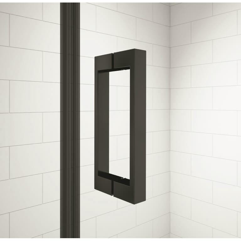 Merlyn Ionic Essence Frameless Hinged Shower Door and Inline Panel
