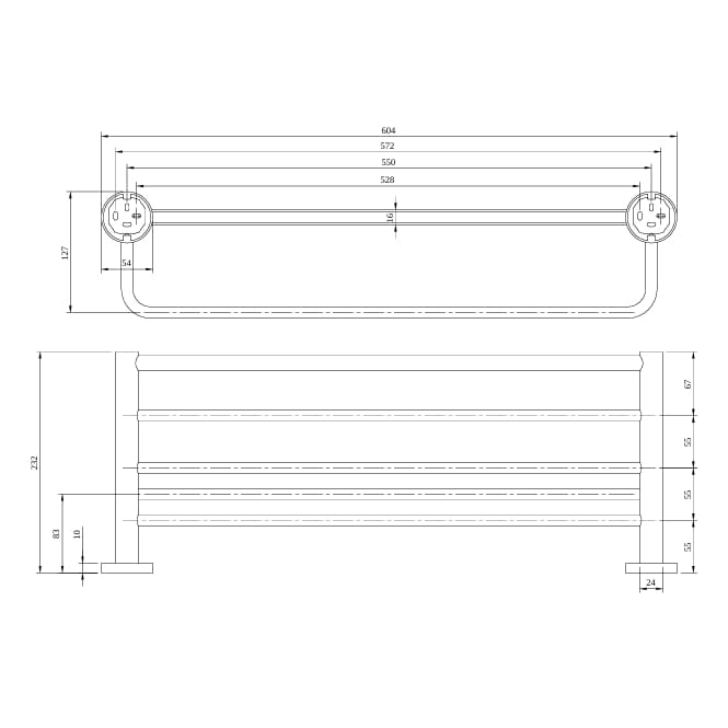 Villeroy & Boch Shelf Villeroy & Boch Elements - Tender Towel Rack