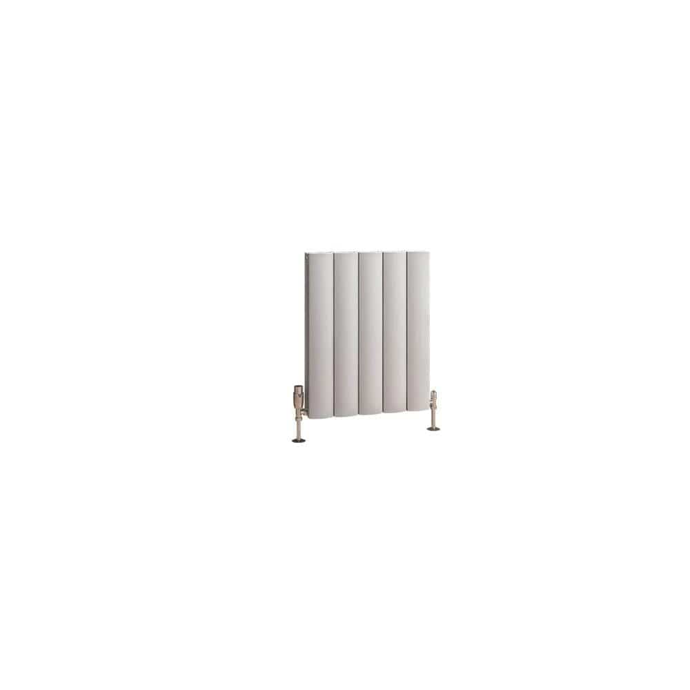 Eastbrook Panel Radiator Eastbrook Guardia Straight Horizontal Aluminium in Matt Grey