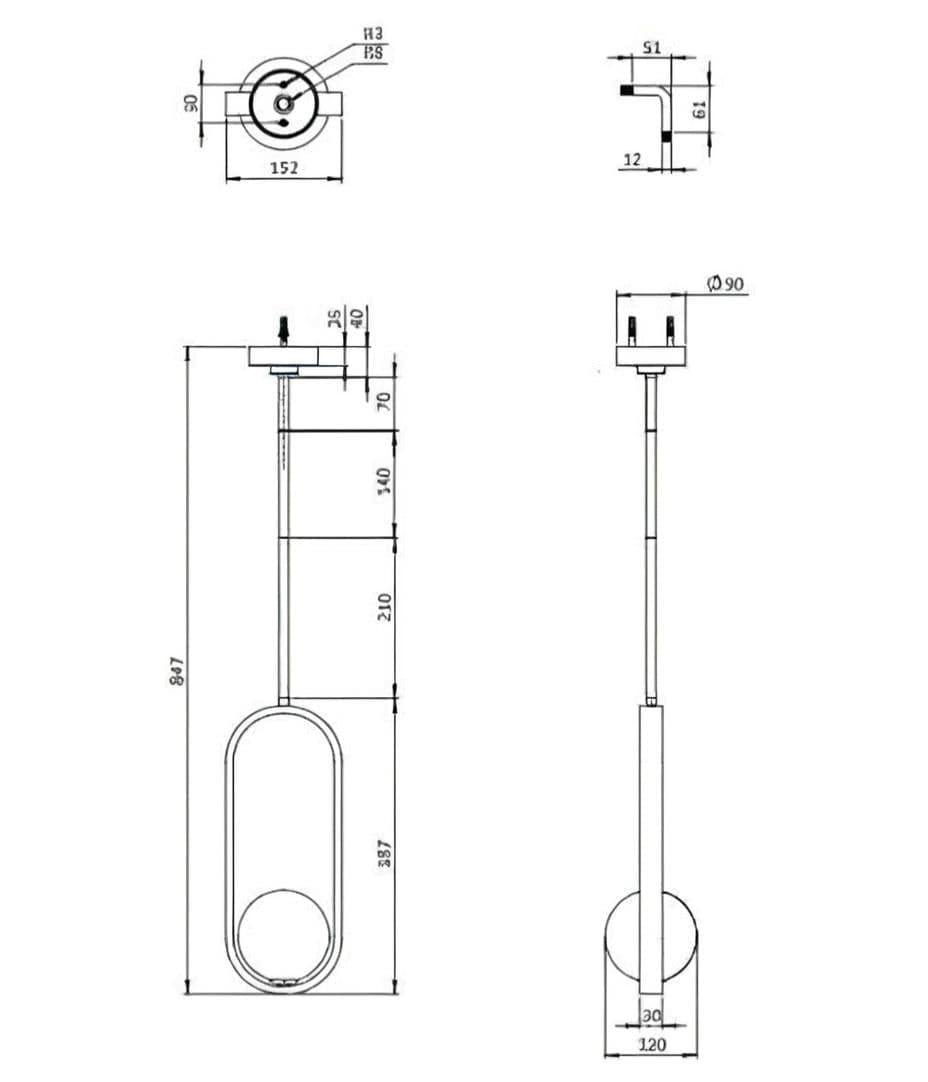 UK Bathroom Store Bathroom Lighting Crosswater Tranquil Pendant Light
