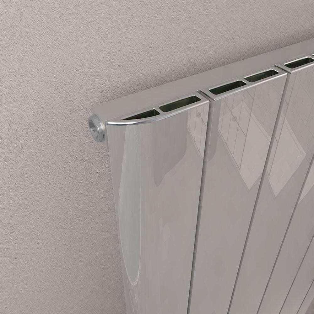 Eastbrook Panel Radiator Eastbrook Peretti Straight Horizontal Aluminum Radiator in Polished Aluminum
