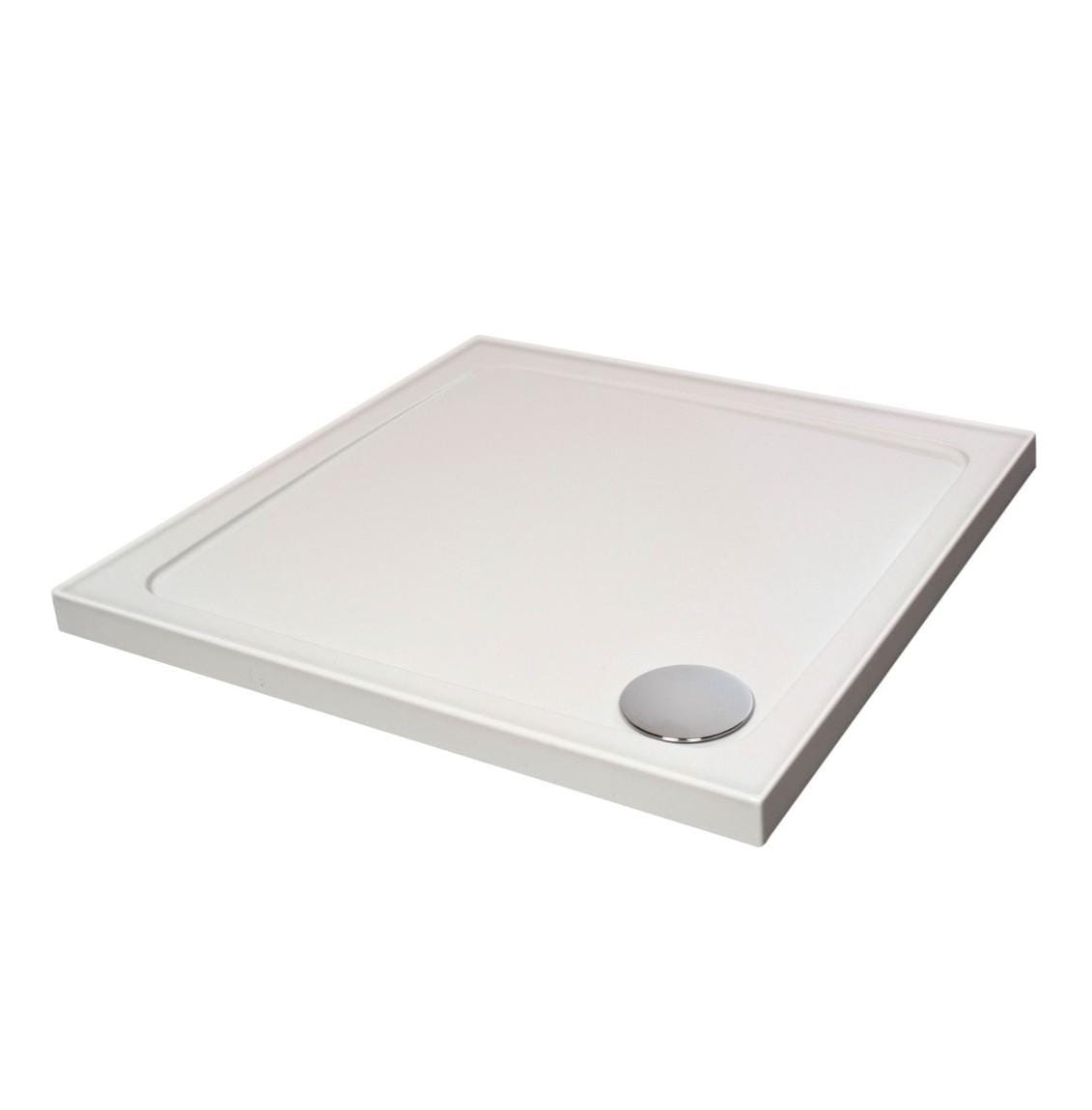 Aquarius Bathrooms Square Shower Tray Aquarius Urbano Square Stone Resin Shower Tray with 4 Upstands