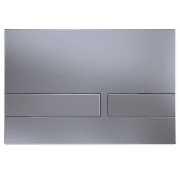 Crosswater Flush Plate Brushed Steel Effect Crosswater Venue Flush Plate
