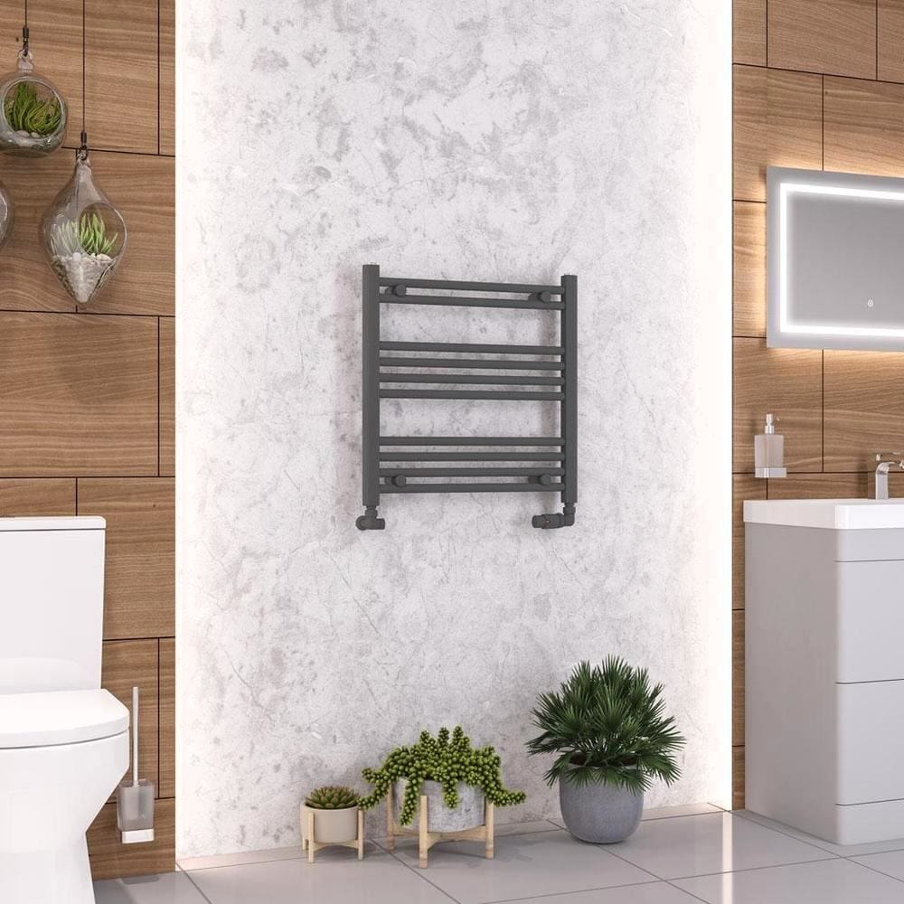 Eastbrook Wendover Straight Heated Towel Rail in Anthracite