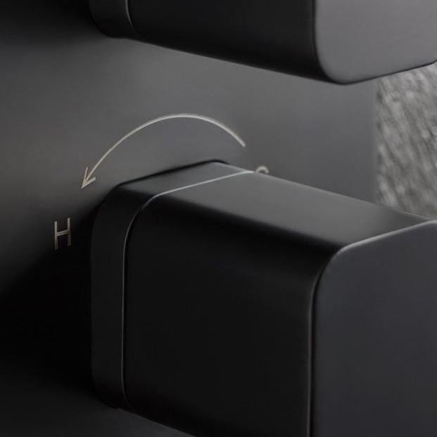 Crosswater Concealed Shower Valve Crosswater Glide II Crossbox 3 Outlet Trimset