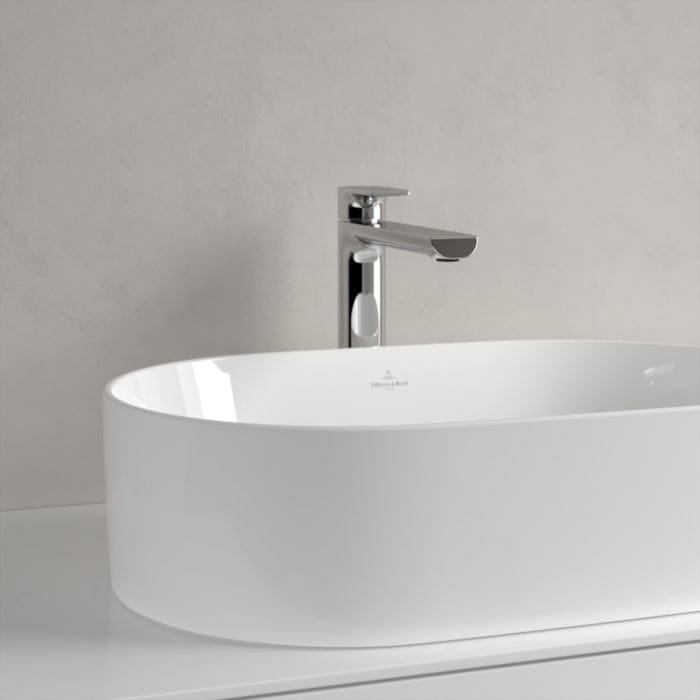Villeroy & Boch Countertop Basin Villeroy & Boch Collaro 560mm Oval Countertop Basin in White Alpin