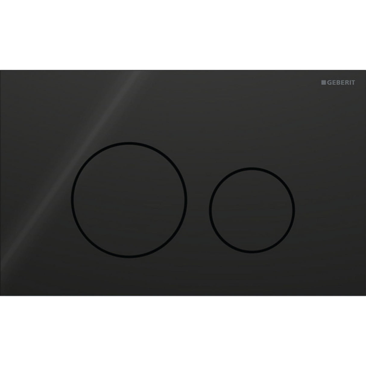 Geberit Flush Plate Black Glass Geberit Sigma Round Glass Flush Plate