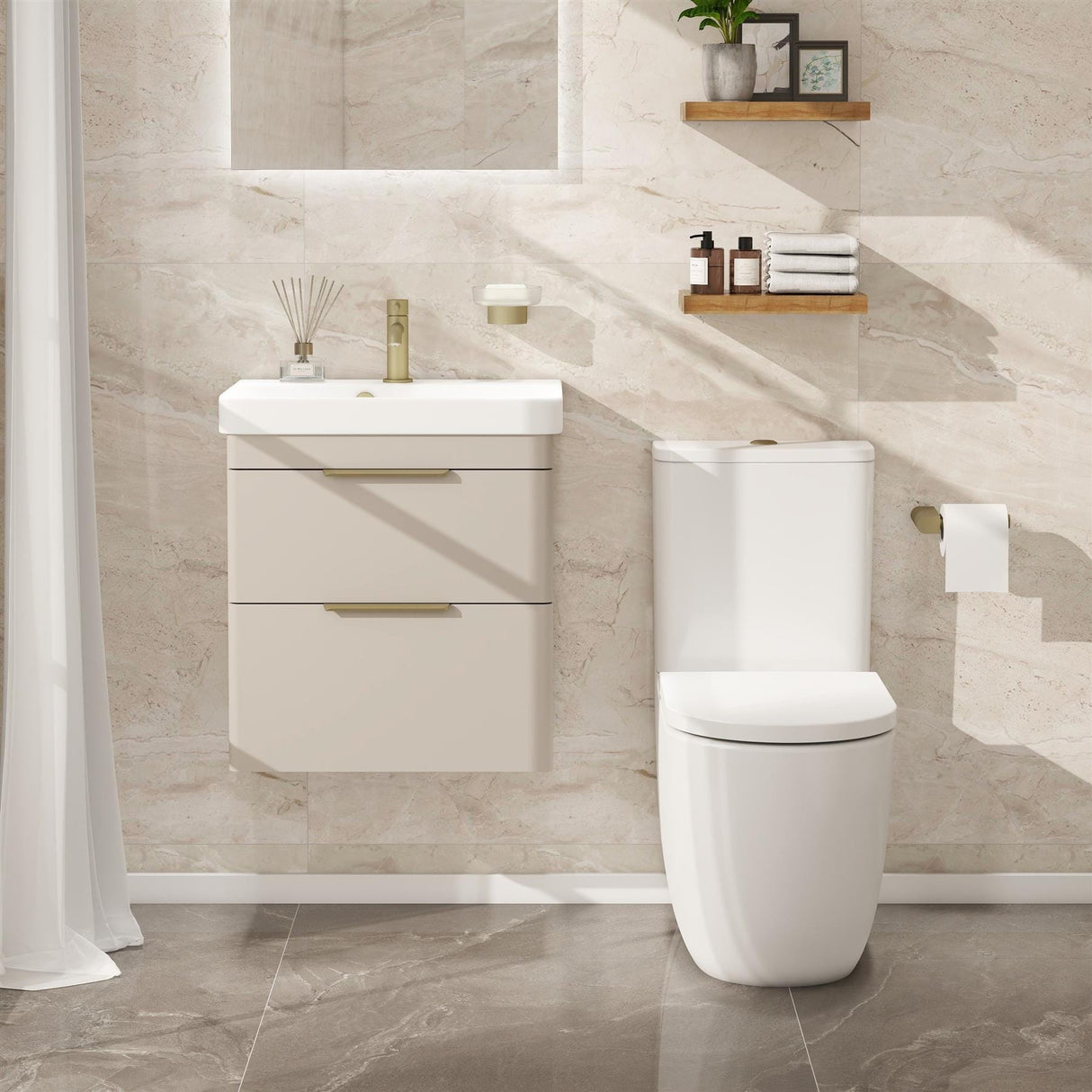 Imex Close Coupled Toilet Imex Luna Rimless UltraVortex Close Coupled Toilet with Soft Close Seat