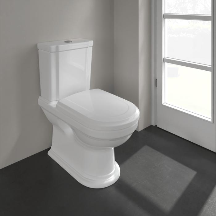 Villeroy & Boch Hommage Traditional Close Coupled Toilet with Seat