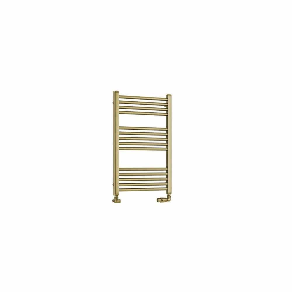 Eastbrook Ladder Rail Eastbrook Wendover Straight Heated Towel Rail in Brushed Brass