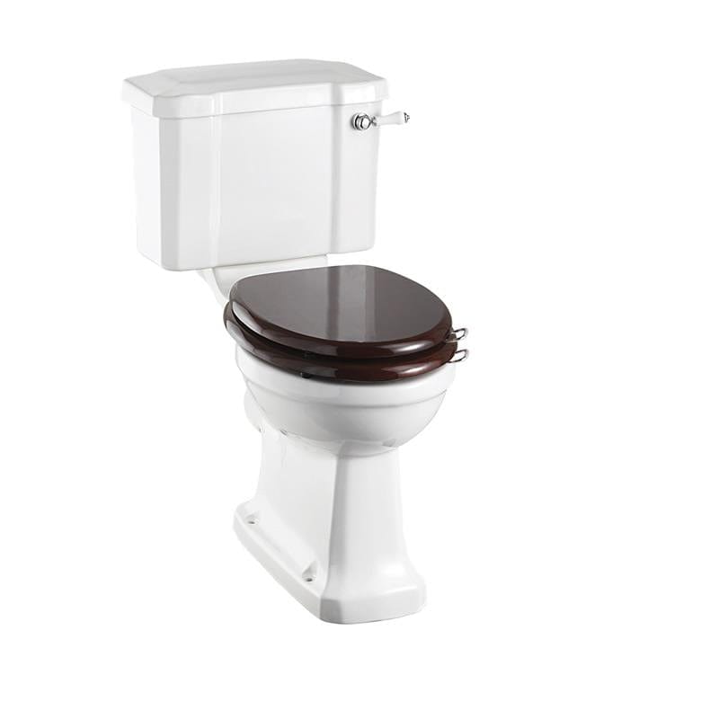 Burlington Comfort Height Toilet 440mm / Lever / Chrome Burlington Regal Comfort Height Close Coupled Toilet