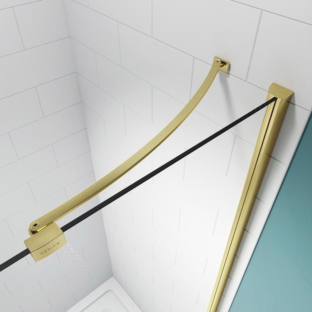 Merlyn Ionic Essence Frameless Hinged Shower Door and Inline Panel