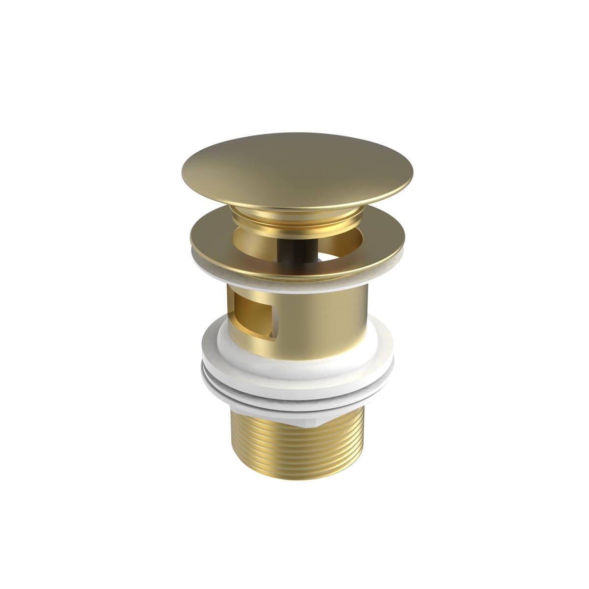 Roca Basin Waste Brushed Brass Roca Click-Clack 65mm Slotted Basin Waste
