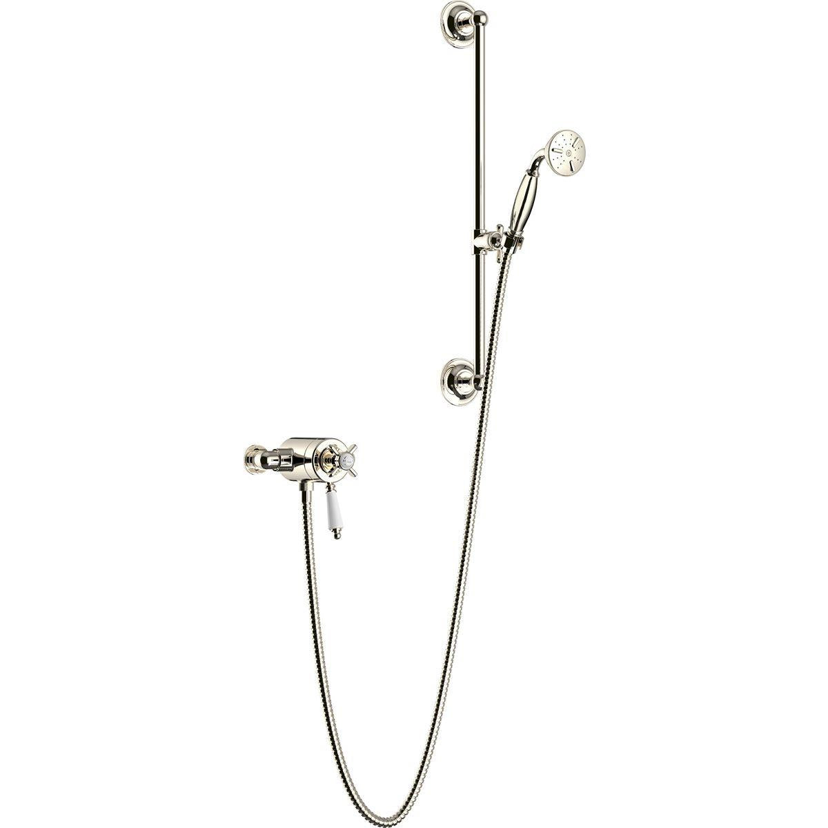 Heritage Dawlish Exposed Shower Valve with Premium Flexible Riser Kit