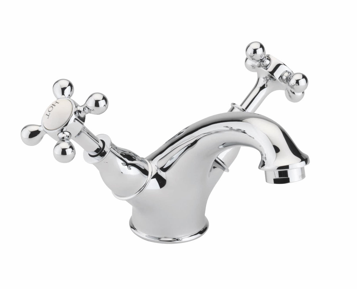 Sagittarius Mono Basin Tap Sagittarius Kensington Monobloc Basin Mixer Tap with Sprung Waste - Chrome - KE106C