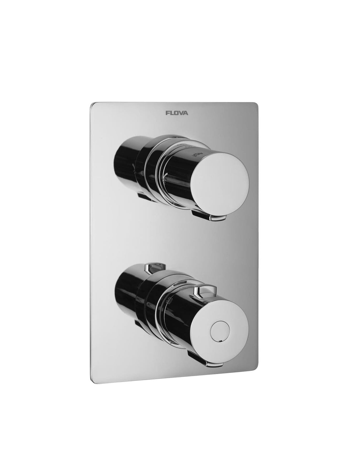Flova Concealed Shower Valve Flova Annecy 1, 2 or 3 Outlet SlimBOX Finishing Set in Diamond Chrome