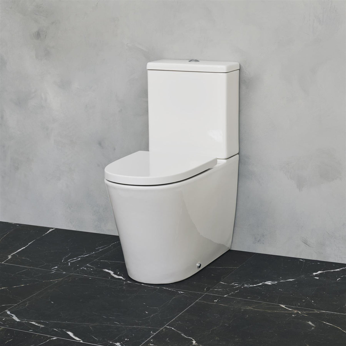 Britton Close Coupled Toilet Britton Sphere Close Coupled Rimless Toilet with Soft Close Seat