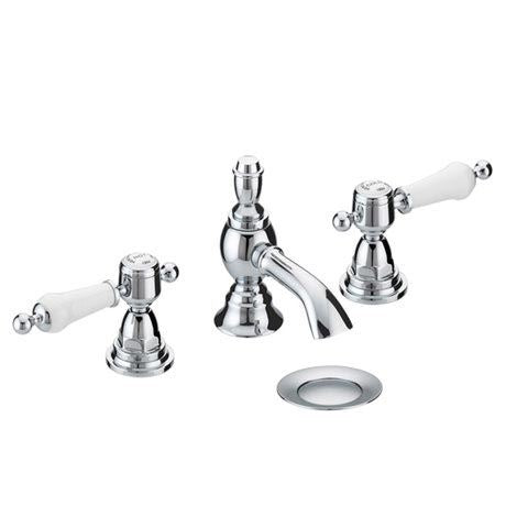 Heritage Glastonbury 3 Tap Hole Basin Mixer Tap