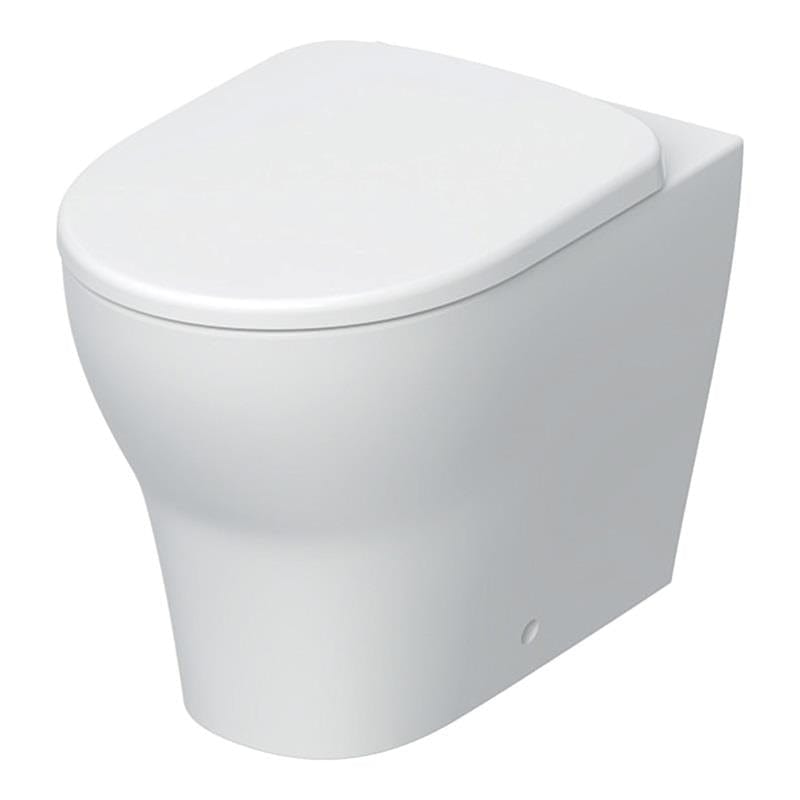 UK Bathroom Store Back To Wall Toilet Geberit Selnova Back-to-Wall Toilet with Concealed Cistern, Flush Plate and Soft Close Seat Pack