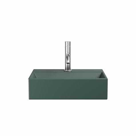 Crosswater Cloakroom Basin Green Matt / 400 x 300mm Crosswater Beck Cloakroom Basin with Waste
