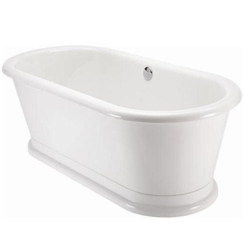 Burlington Modern Freestanding Bath Burlington London Round Freestanding Bath - 1800mm X 850mm - White
