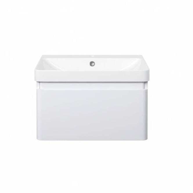 Aquarius Bathrooms Wall Mounted Vanity Unit Aquarius Sophie Wall Hung One Drawer Vanity Unit with 1 Tap Hole Basin