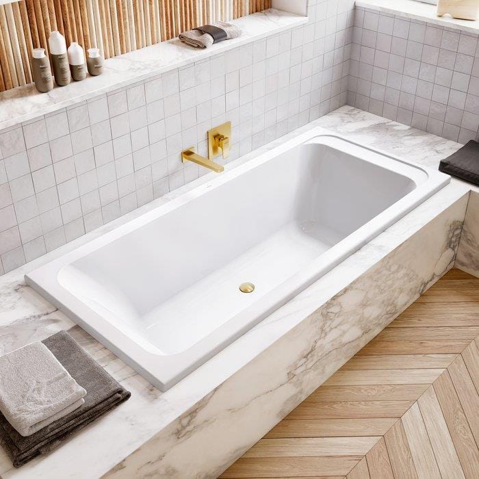 Villeroy and Boch Double Ended Bath Villeroy & Boch Architectura Double Ended Rectangular Bath, 1800 x 800 mm, in White Alpin