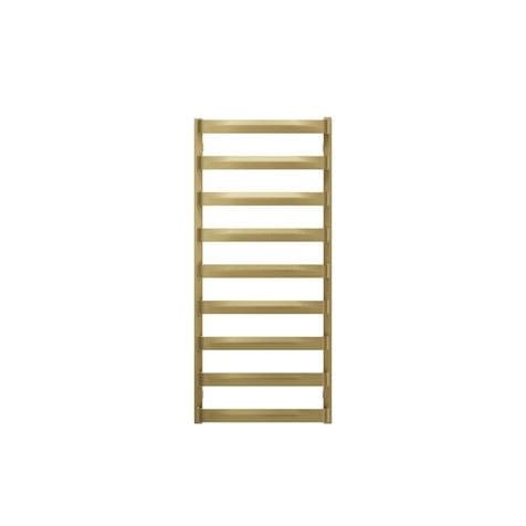 Crosswater Designer Towel Radiator 1150 x 500 / Central Heating Crosswater Air Designer Towel Radiator in Brushed Brass