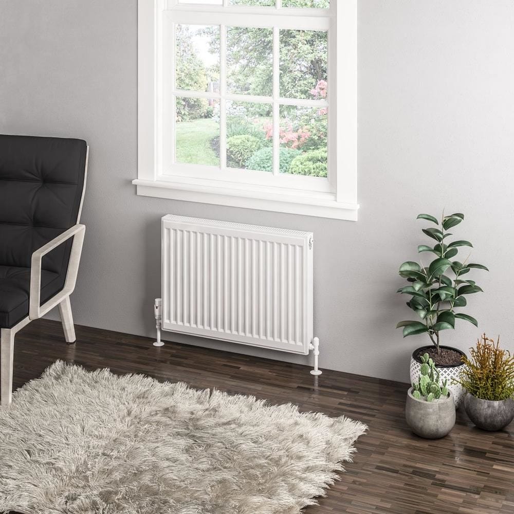 Aquarius Type 11 Compact Panel Radiator In Gloss White