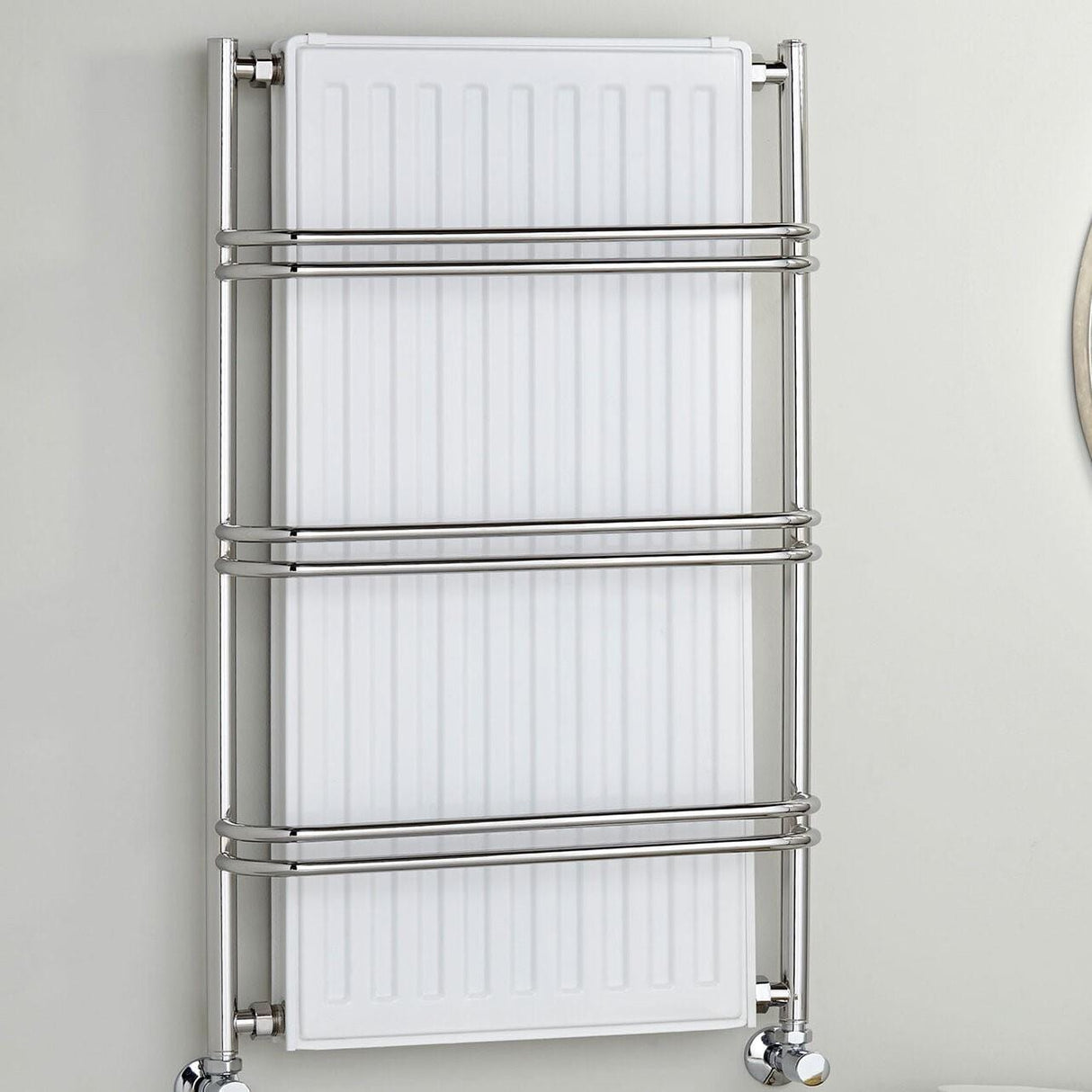 Vogue Designer Towel Radiator Electric Only Vogue Nexus III Straight Designer Towel Radiator - 900 x 525mm - Chrome