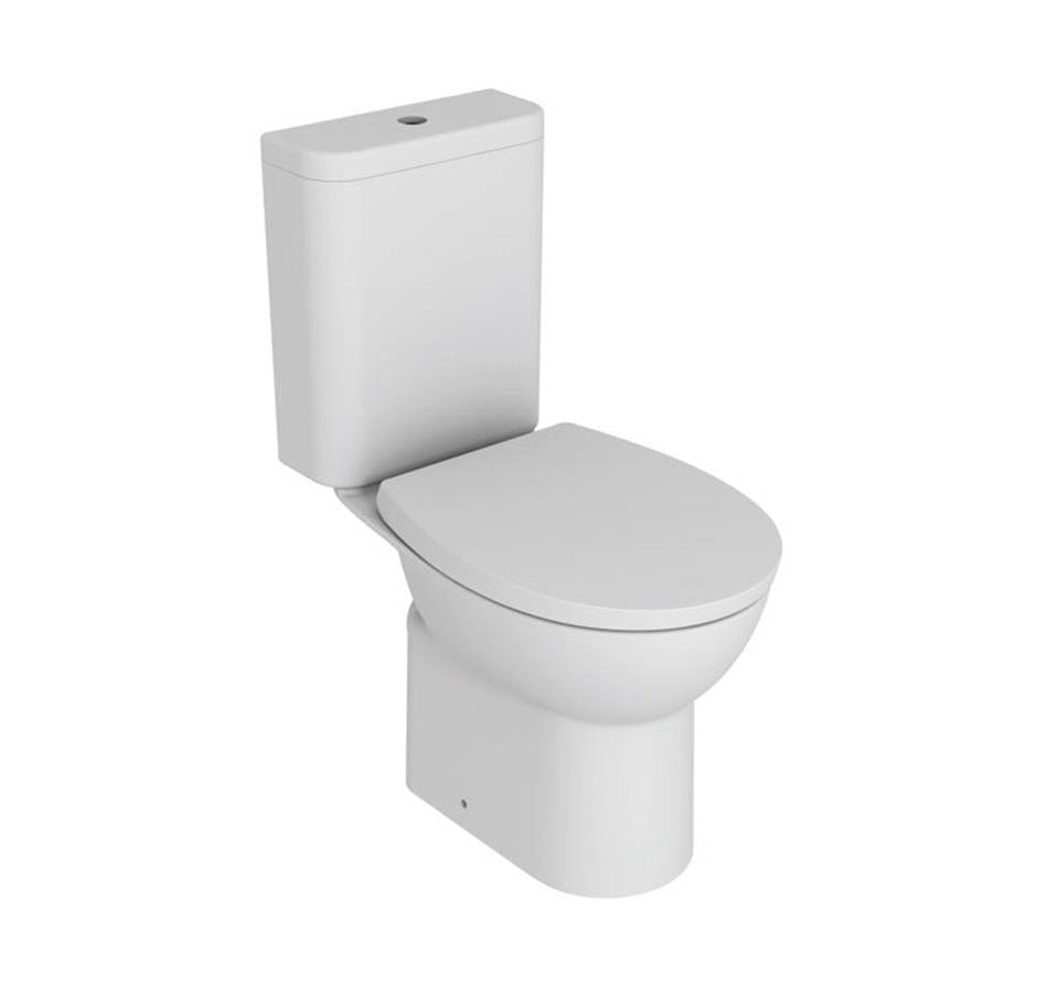 Aquarius Close Coupled Toilet Aquarius QualEco Rimless Close Coupled Toilet with Soft Close Seat