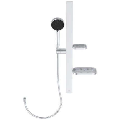 Ideal Standard Shower Riser Rail Ideal Standard Ceratherm ALU+ Rigid Riser Rail with Handset and Shelves