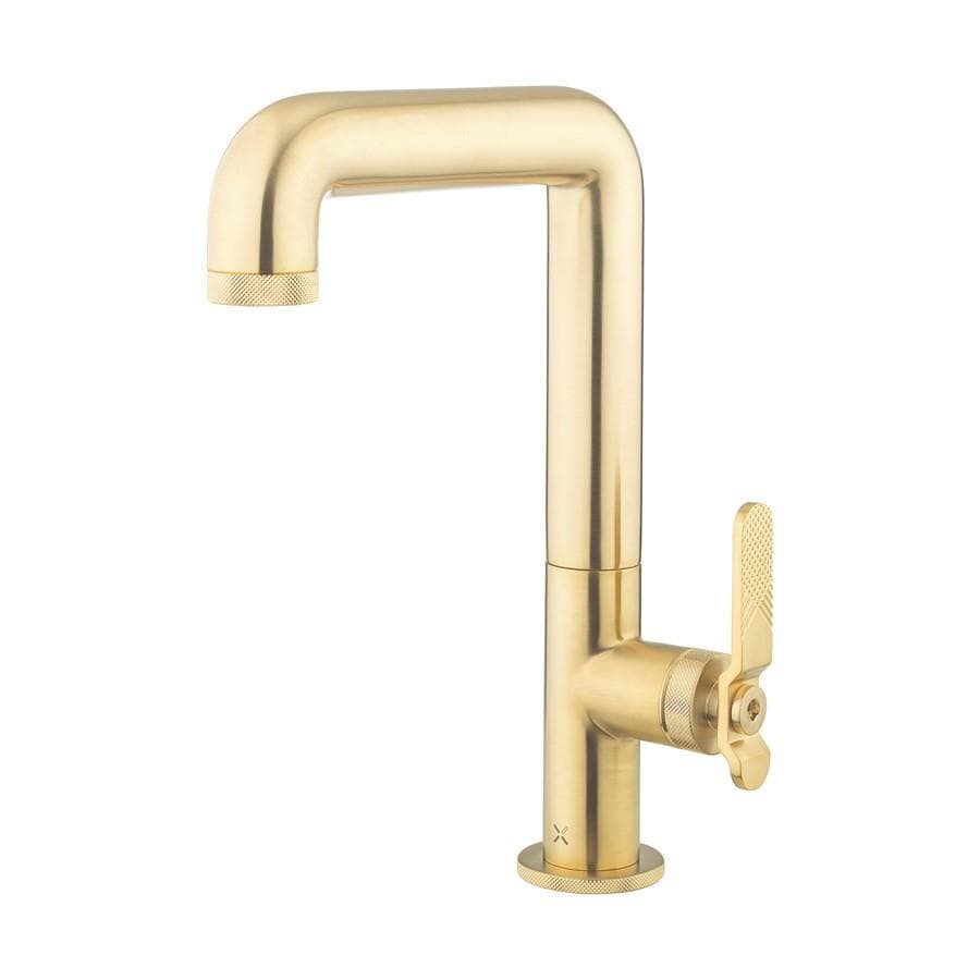 Crosswater Tall Basin Tap Union Brass Crosswater Union Tall Mono Basin Mixer Tap