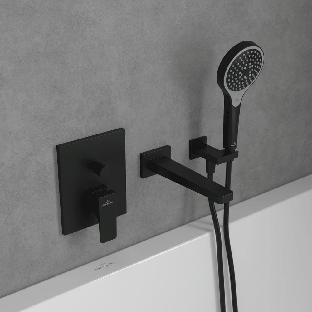 Villeroy & Boch Concealed Shower Valve Villeroy & Boch Architectura Concealed 2-Outlet Single Lever Trim Set
