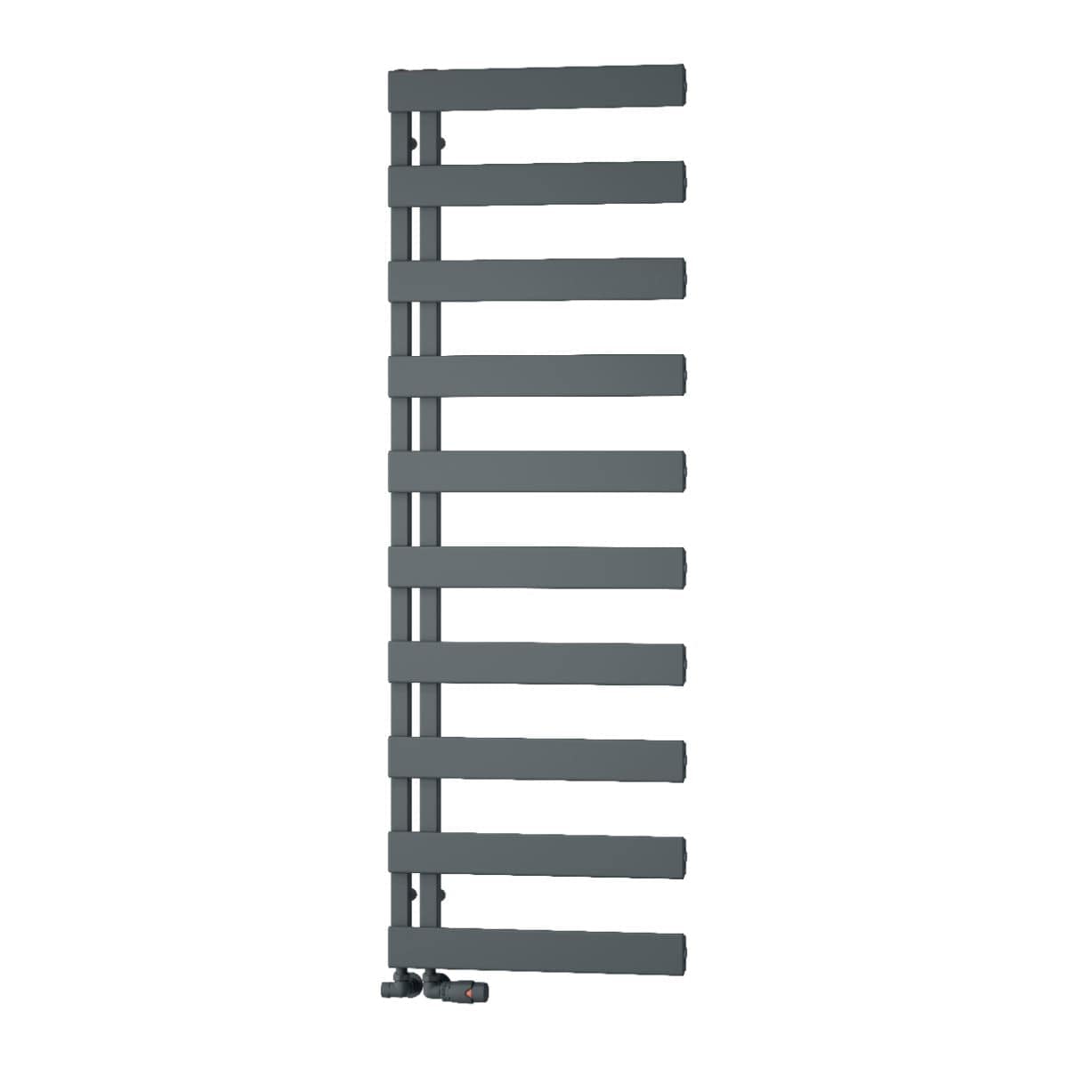 Reina Ladder Rail 1510 x 500mm / Anthracite Reina Carpena Aluminium Central Heating Designer Towel Rail