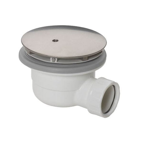 Crosswater Shower Tray Waste Brushed Steel Crosswater Hi Flow 90mm Shower Waste