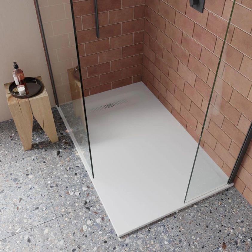 Crosswater Rectangle Shower Tray Crosswater Vito Rectangle 25mm Stone Resin Shower Tray