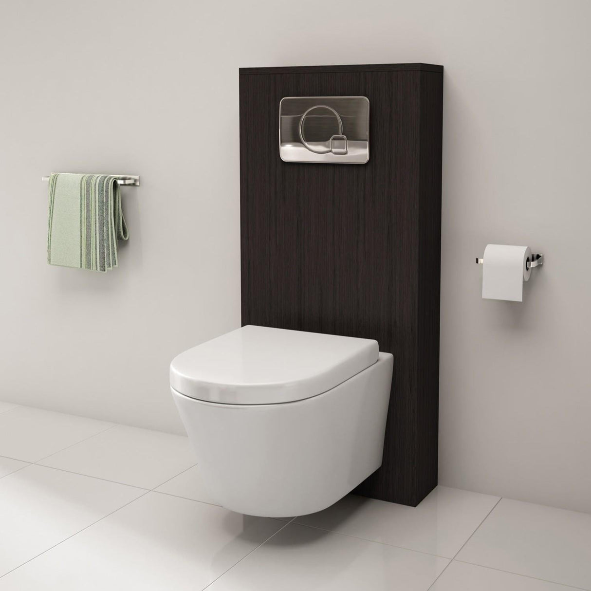 Imex Wall Hung Toilet Imex Arco Rimless Wall Hung Toilet with Soft Close Seat in White