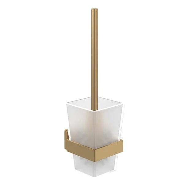 Villeroy & Boch Toilet Brush Brushed Gold Villeroy & Boch Elements - Striking Toilet Brush Set