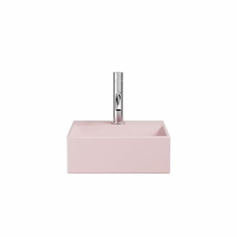 Crosswater Cloakroom Basin Pink Matt / 300 x 300mm Crosswater Beck Cloakroom Basin with Waste