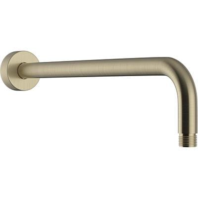 Heritage Fixed Shower Arm Brushed Brass Heritage Wall Mounted Fixed Shower Arm