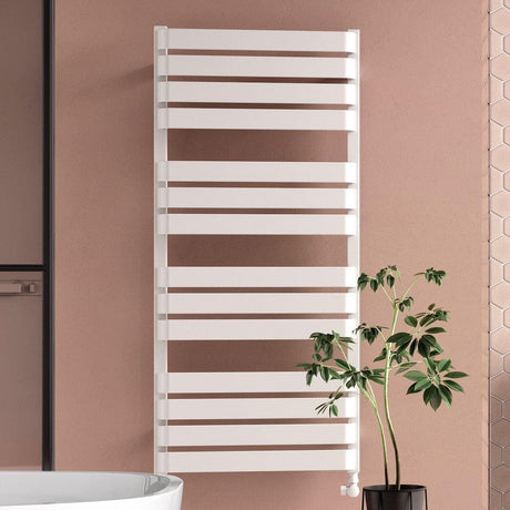Crosswater Designer Towel Radiator Crosswater Celeste Designer Towel Rail in Soft White White
