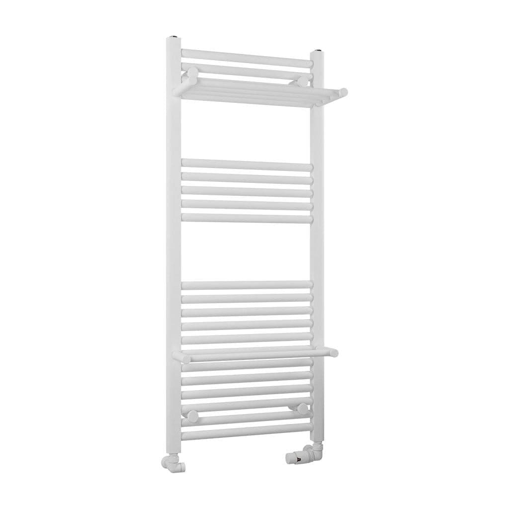 Eastbrook Panel Radiator Eastbrook Haddenham Straight Vertical Towel Rail in Matt White