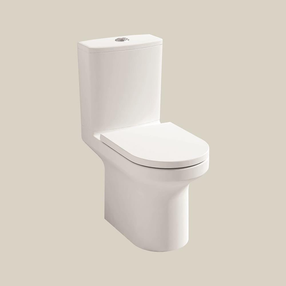 Imex Close Coupled Toilet Imex Alma Close Coupled Rimless Toilet with Soft Close Seat